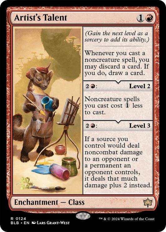 Image for Artist's Talent (124) (Prerelease Cards) - Magic: The Gathering