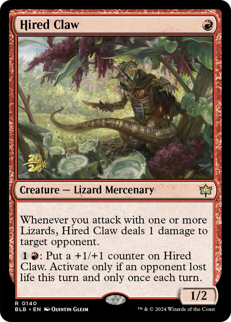 Image for Hired Claw (140) (Prerelease Cards) - Magic: The Gathering