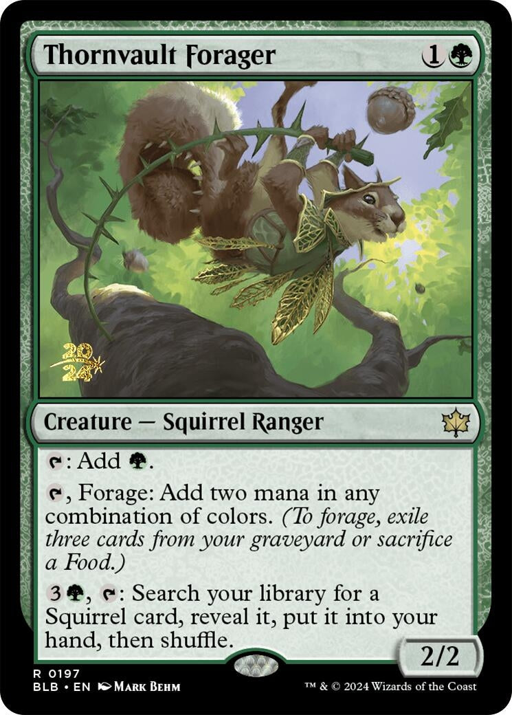 Image for Thornvault Forager (197) (Prerelease Cards) - Magic: The Gathering