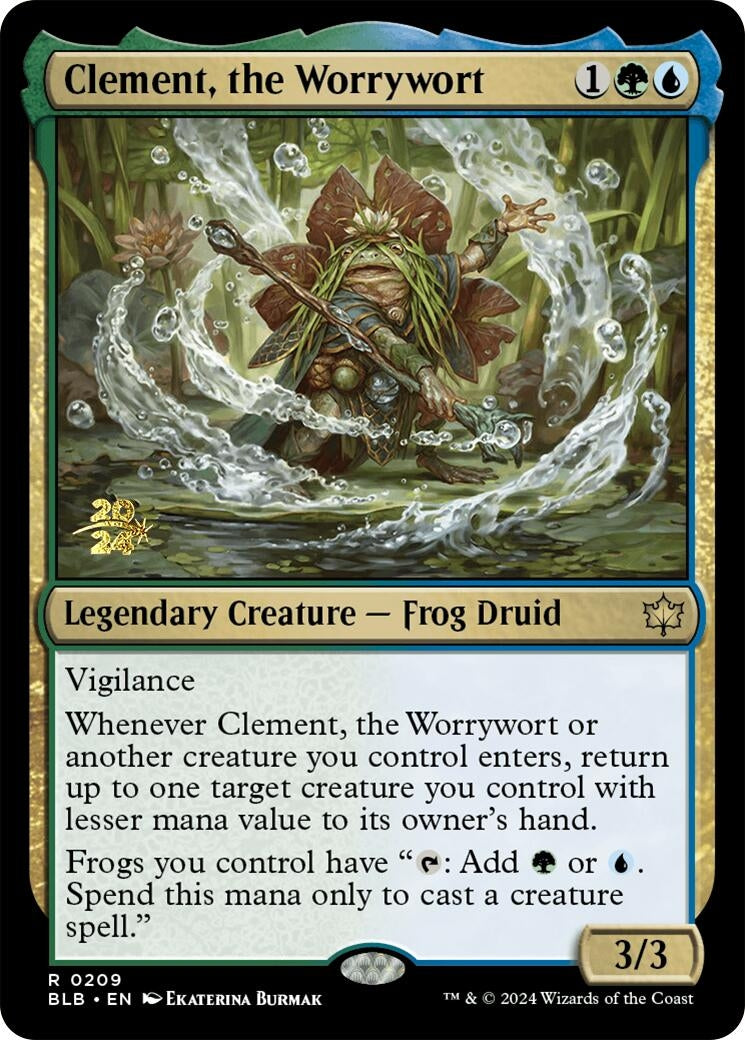Image for Clement, the Worrywort (209) (Prerelease Cards) - Magic: The Gathering