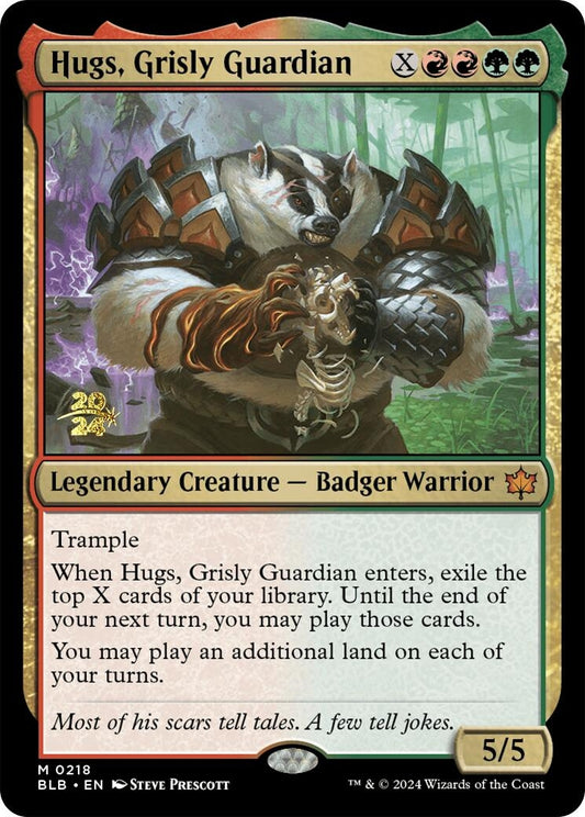 Image for Hugs, Grisly Guardian (218) (Prerelease Cards) - Magic: The Gathering