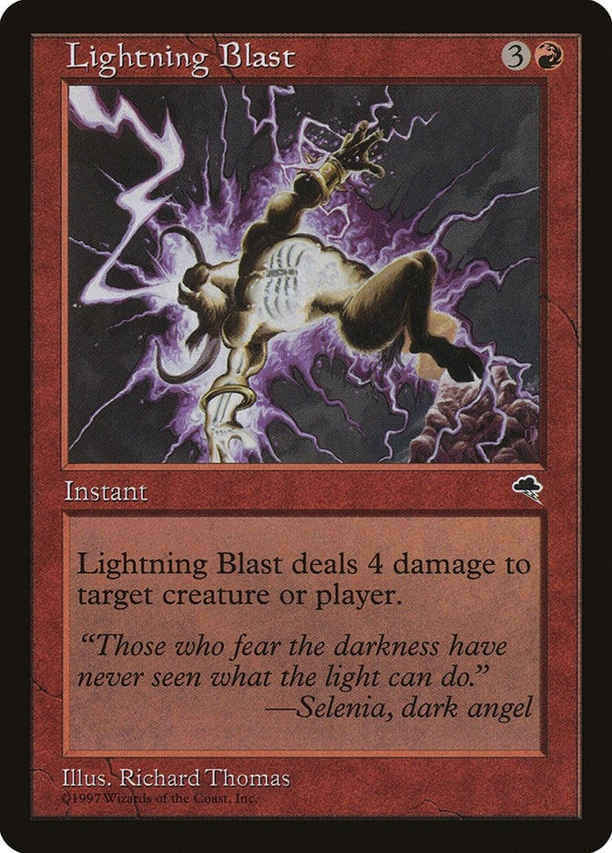 Image for Lightning Blast (185) (Tempest) - Magic: The Gathering
