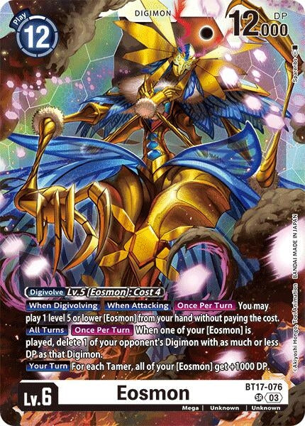 Image for Eosmon - BT17-076 (BT17-076 SR) (Secret Crisis) - Digimon Card Game
