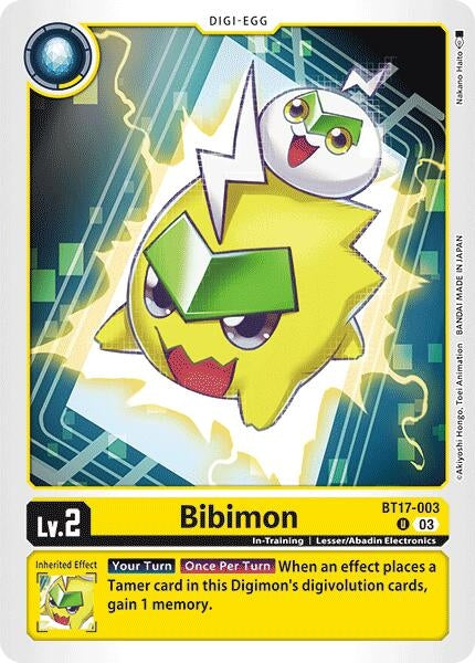 Image for Bibimon (BT17-003 U) (Secret Crisis) - Digimon Card Game