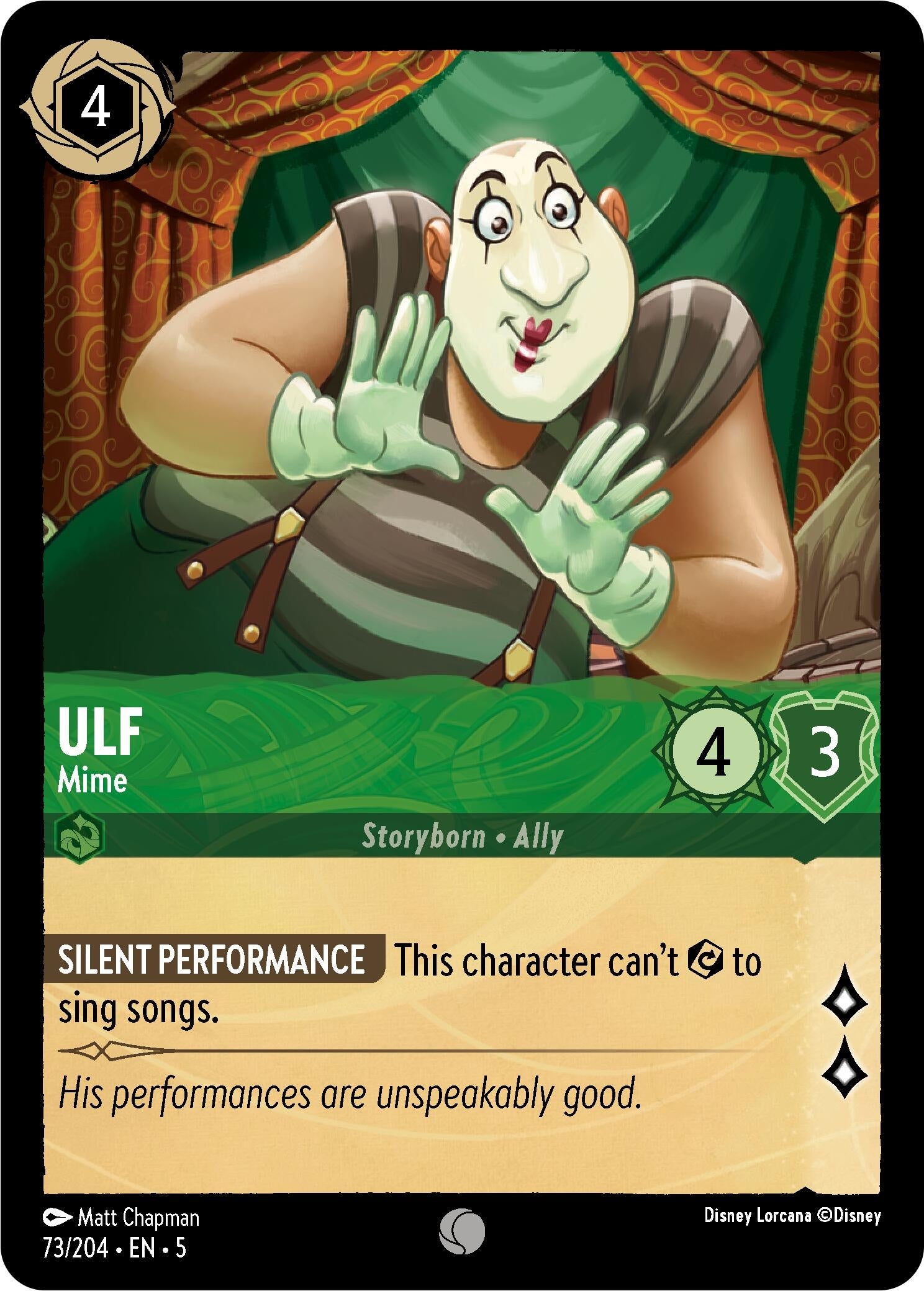 Image for Ulf - Mime (73/204) (Shimmering Skies) - Disney Lorcana