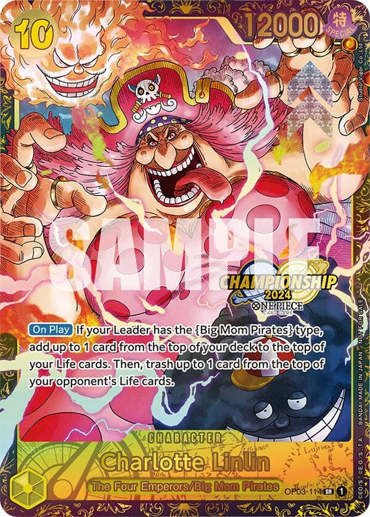 Image for Charlotte Linlin (Championship 2024) (OP03-114) (One Piece Promotion Cards) - One Piece Card Game