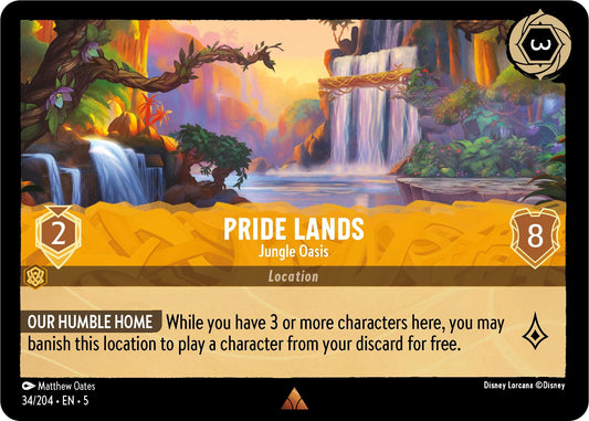 Image for Pride Lands - Jungle Oasis (34/204) (Shimmering Skies) - Disney Lorcana