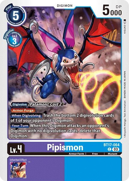 Image for Pipismon (BT17-064 C) (Secret Crisis) - Digimon Card Game