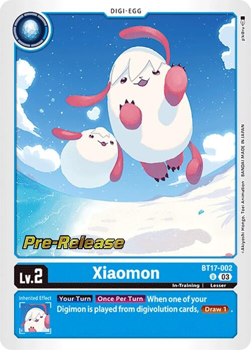Image for Xiaomon (BT17-002 U) (Secret Crisis Pre-Release Cards) - Digimon Card Game