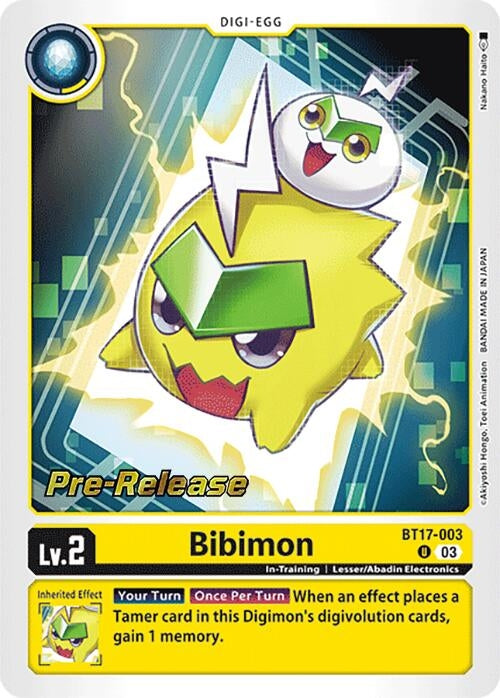 Image for Bibimon (BT17-003 U) (Secret Crisis Pre-Release Cards) - Digimon Card Game