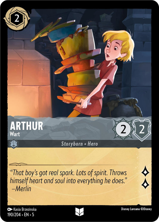 Image for Arthur - Wart (190/204) (Shimmering Skies) - Disney Lorcana