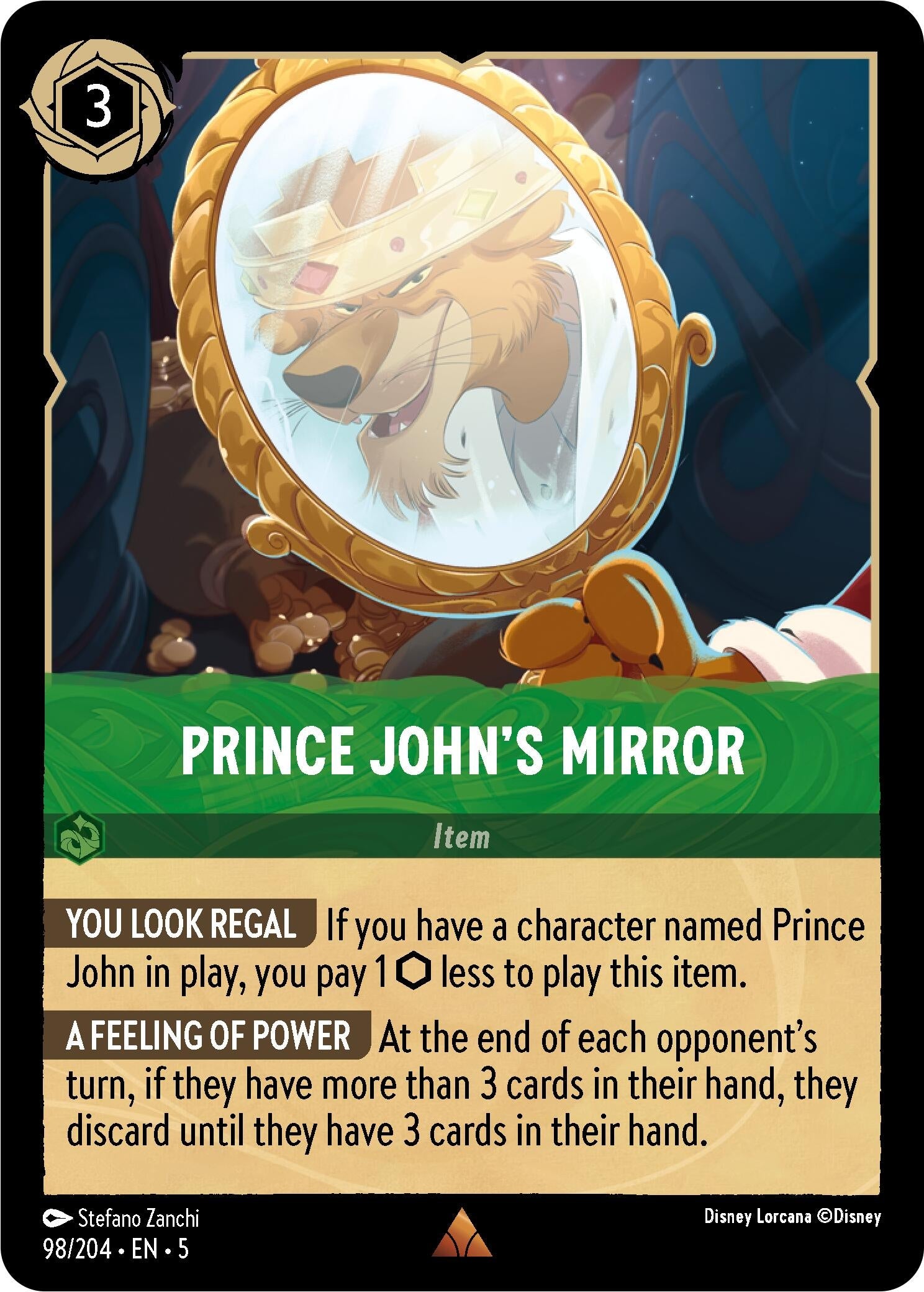 Image for Prince John's Mirror (98/204) (Shimmering Skies) - Disney Lorcana