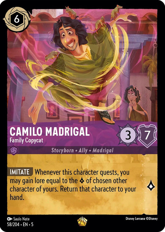 Image for Camilo Madrigal - Family Copycat (58/204) (Shimmering Skies) - Disney Lorcana