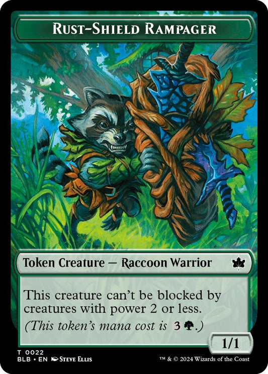 Image for Rust-Shield Rampager Token (22) (Bloomburrow) - Magic: The Gathering