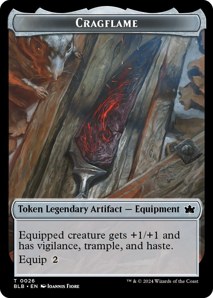 Image for Cragflame Token (26) (Bloomburrow) - Magic: The Gathering