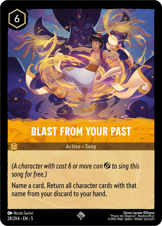 Image for Blast From Your Past (28/204) (Shimmering Skies) - Disney Lorcana