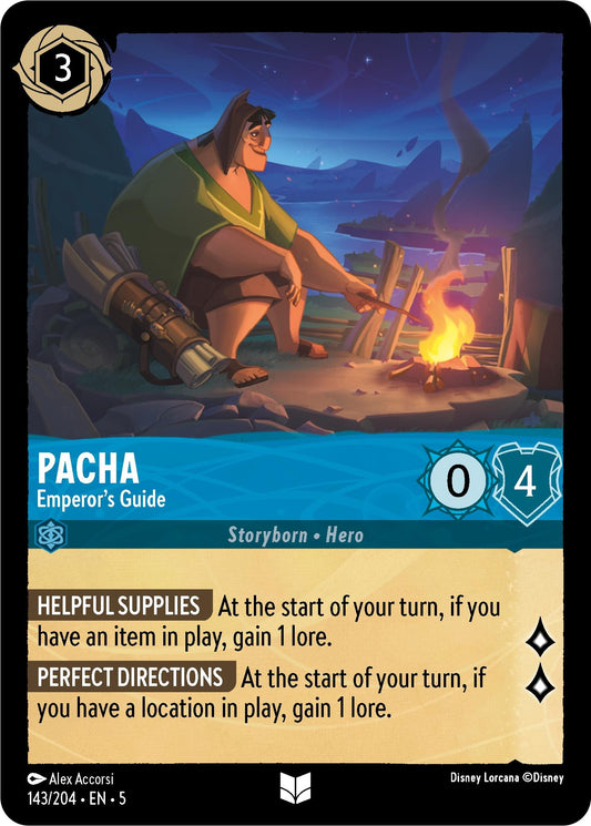 Image for Pacha - Emperor's Guide (143/204) (Shimmering Skies) - Disney Lorcana