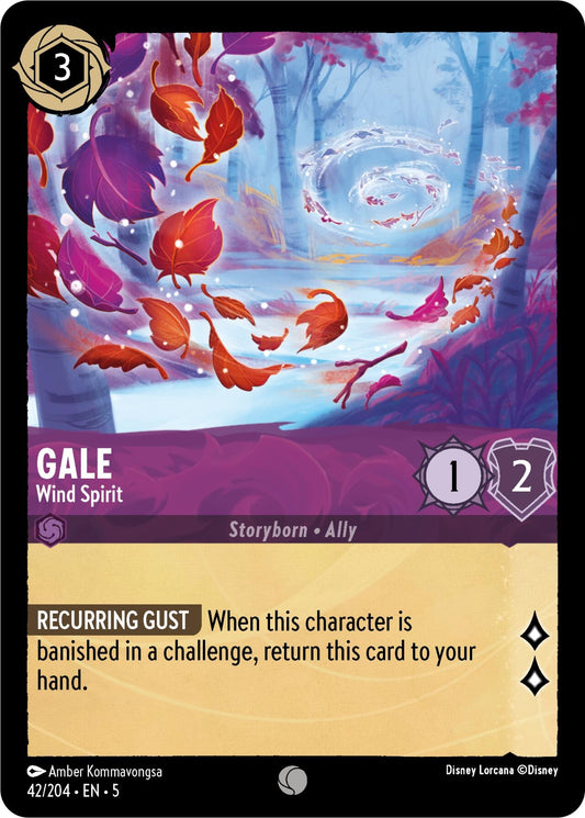 Image for Gale - Wind Spirit (42/204) (Shimmering Skies) - Disney Lorcana