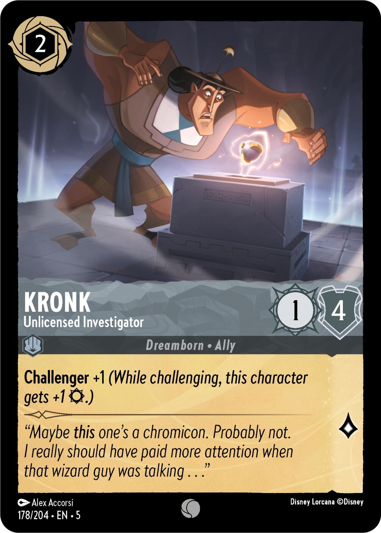 Image for Kronk - Unlicensed Investigator (178/204) (Shimmering Skies) - Disney Lorcana