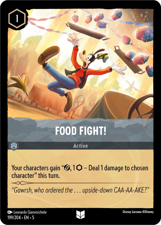 Image for Food Fight! (199/204) (Shimmering Skies) - Disney Lorcana