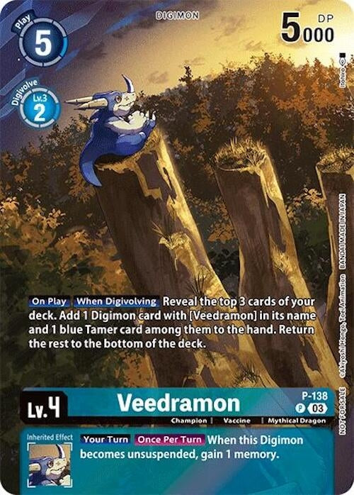 Image for Veedramon (Update Pack 2024) (P-138 P) (Digimon Promotion Cards) - Digimon Card Game