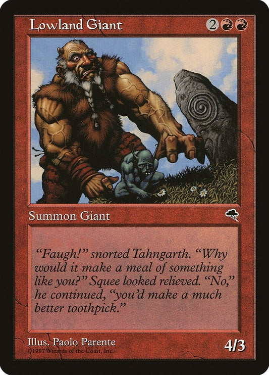 Image for Lowland Giant (187) (Tempest) - Magic: The Gathering