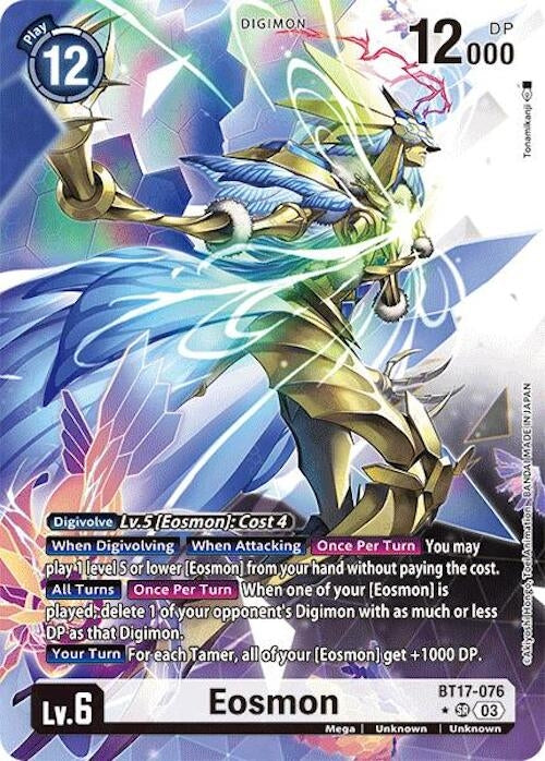 Image for Eosmon - BT17-076 (Alternate Art) (BT17-076 SR) (Secret Crisis) - Digimon Card Game