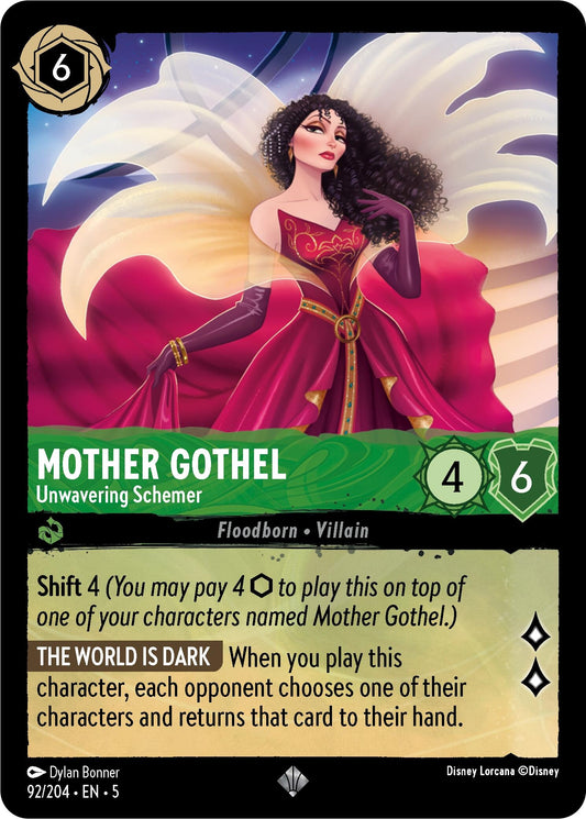 Image for Mother Gothel - Unwavering Schemer (92/204) (Shimmering Skies) - Disney Lorcana