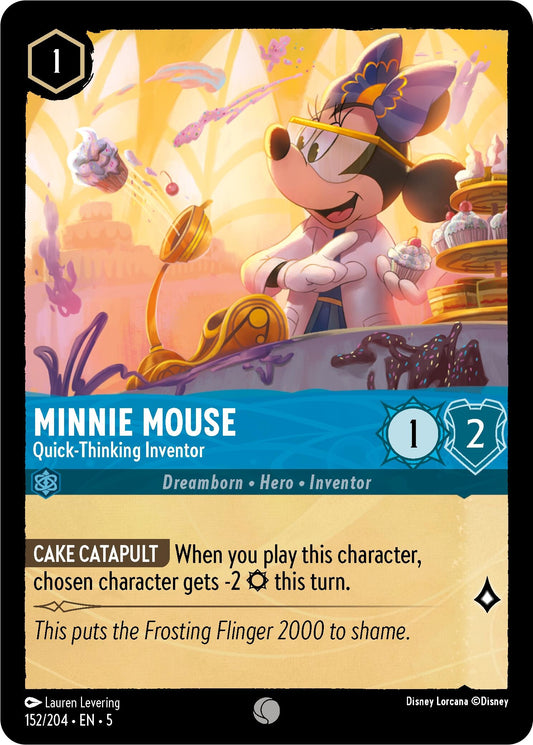 Image for Minnie Mouse - Quick-Thinking Inventor (152/204) (Shimmering Skies) - Disney Lorcana