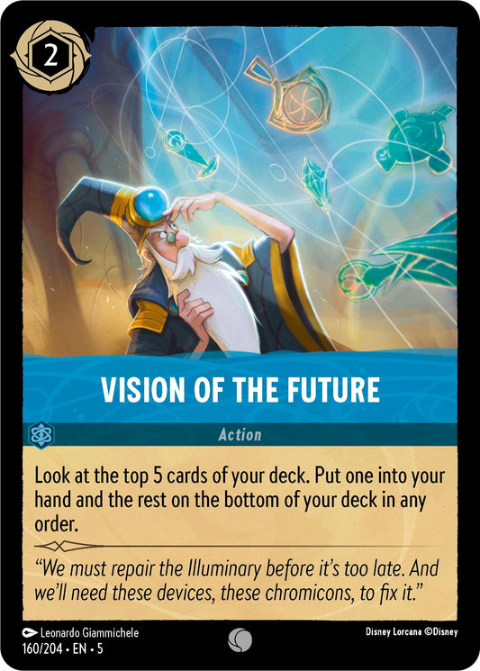 Image for Vision of the Future (160/204) (Shimmering Skies) - Disney Lorcana