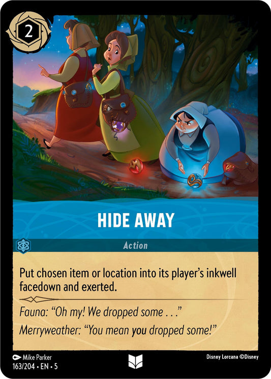 Image for Hide Away (163/204) (Shimmering Skies) - Disney Lorcana