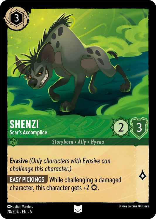 Image for Shenzi - Scar's Accomplice (70/204) (Shimmering Skies) - Disney Lorcana