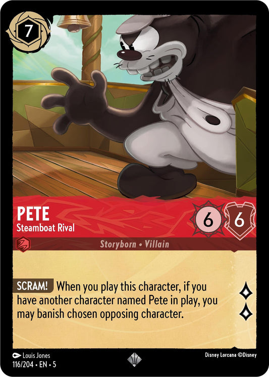 Image for Pete - Steamboat Rival (116/204) (Shimmering Skies) - Disney Lorcana