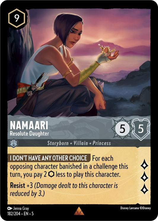Image for Namaari - Resolute Daughter (182/204) (Shimmering Skies) - Disney Lorcana