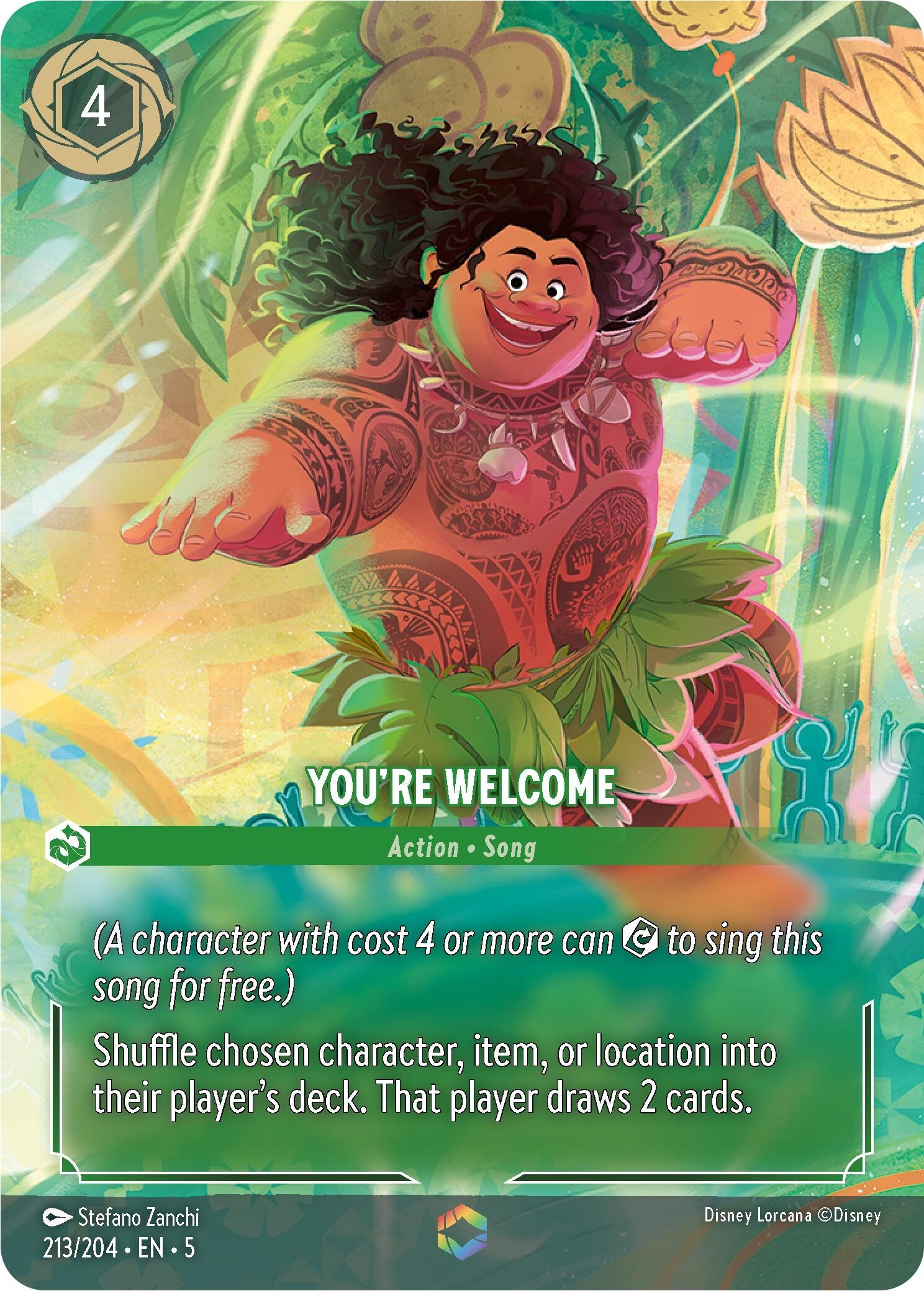 Image for You're Welcome (Enchanted) (213/204) (Shimmering Skies) - Disney Lorcana