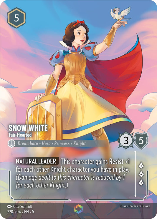 Image for Snow White - Fair-Hearted (Enchanted) (220/204) (Shimmering Skies) - Disney Lorcana
