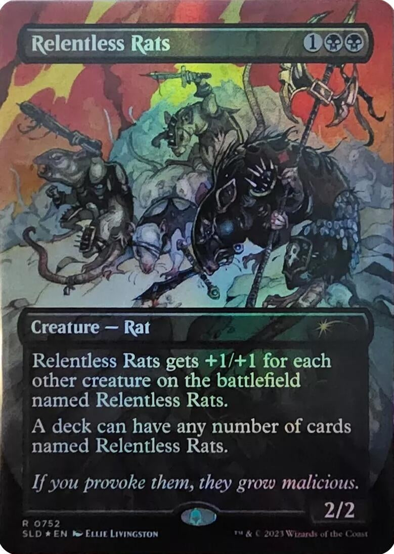 Image for Relentless Rats (752) (752) (Secret Lair Drop Series) - Magic: The Gathering