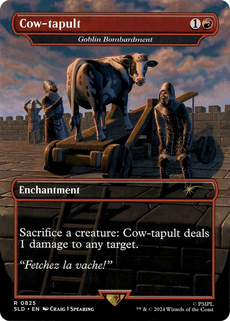 Image for Cow-tapult - Goblin Bombardment (825) (Secret Lair Drop Series) - Magic: The Gathering