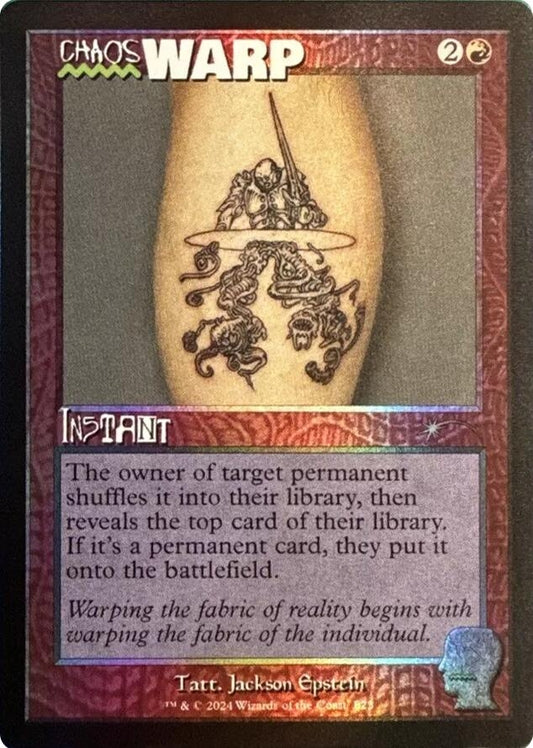 Image for Chaos Warp (Rainbow Foil) (823) (Secret Lair Drop Series) - Magic: The Gathering