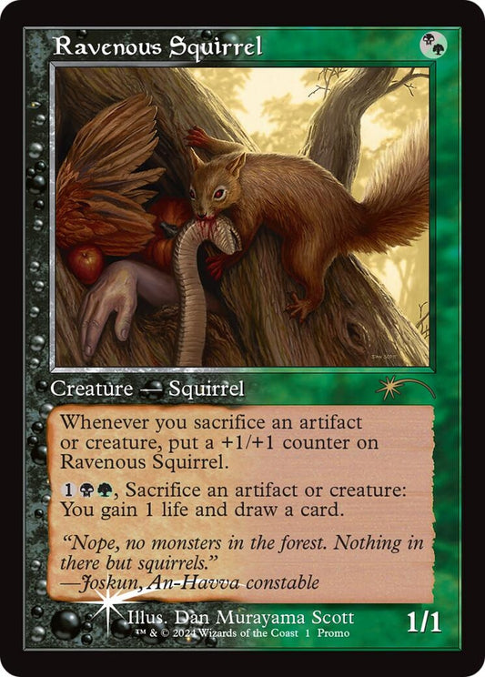 Image for Ravenous Squirrel (Retro Frame) (1) (Open House Promos) - Magic: The Gathering