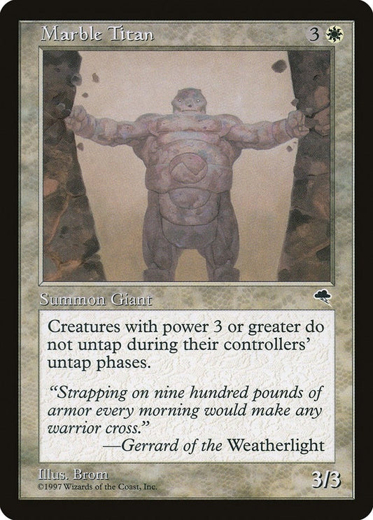 Image for Marble Titan (28) (Tempest) - Magic: The Gathering