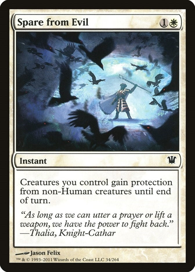 Image for Spare from Evil (34) (Innistrad) - Magic: The Gathering