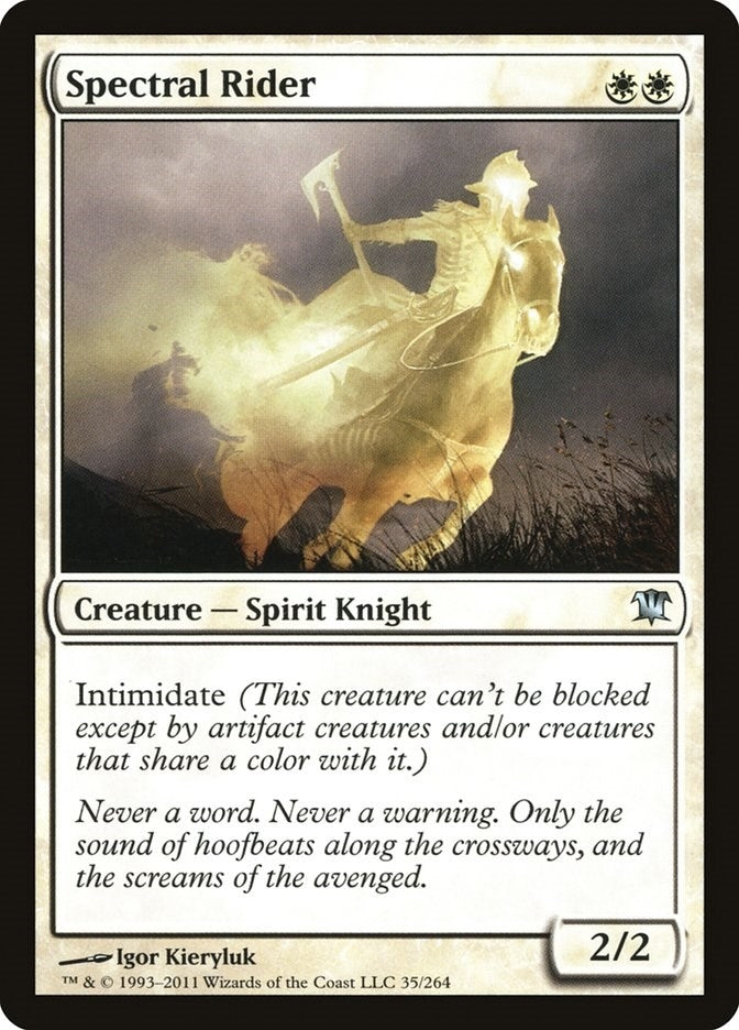Image for Spectral Rider (35) (Innistrad) - Magic: The Gathering