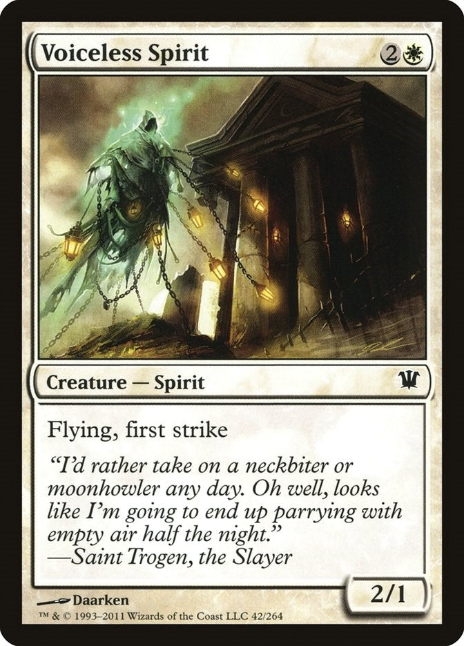 Image for Voiceless Spirit (42) (Innistrad) - Magic: The Gathering