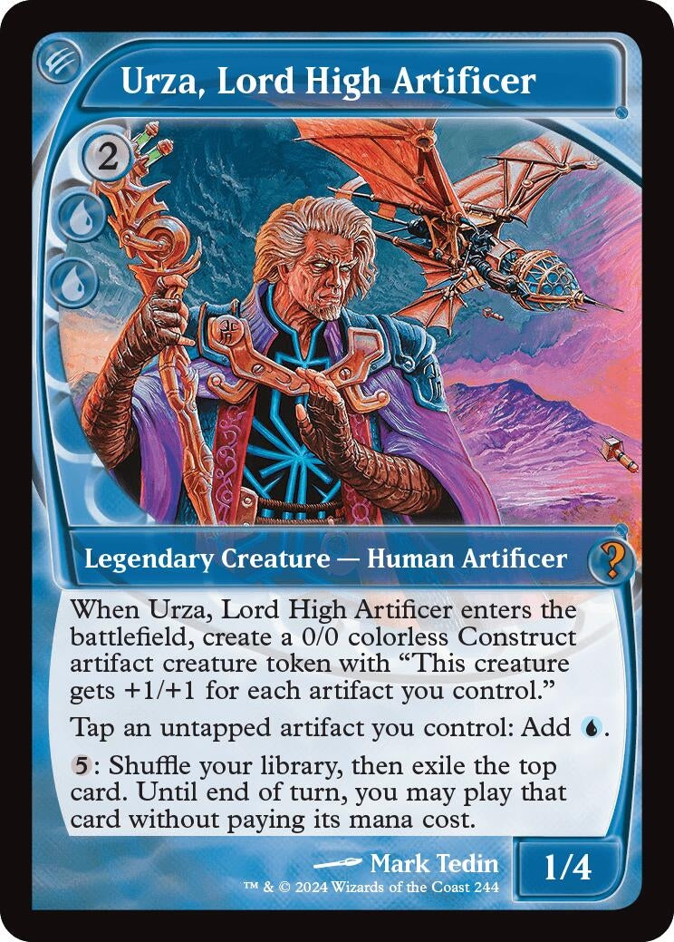 Image for Urza, Lord High Artificer (Future Sight) (244) (Mystery Booster 2) - Magic: The Gathering