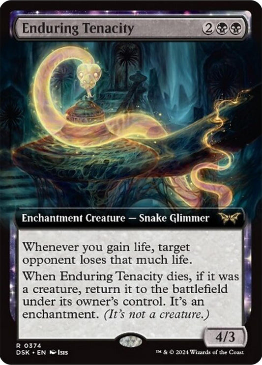 Image for Enduring Tenacity (Extended Art) (374) (Duskmourn: House of Horror) - Magic: The Gathering