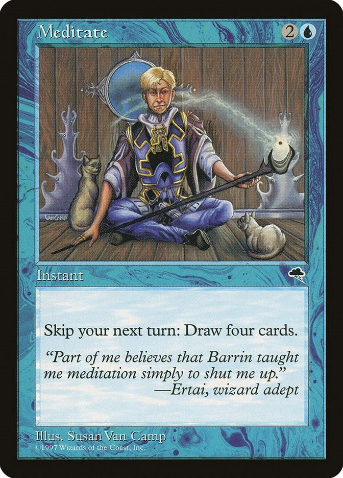 Image for Meditate (76) (Tempest) - Magic: The Gathering