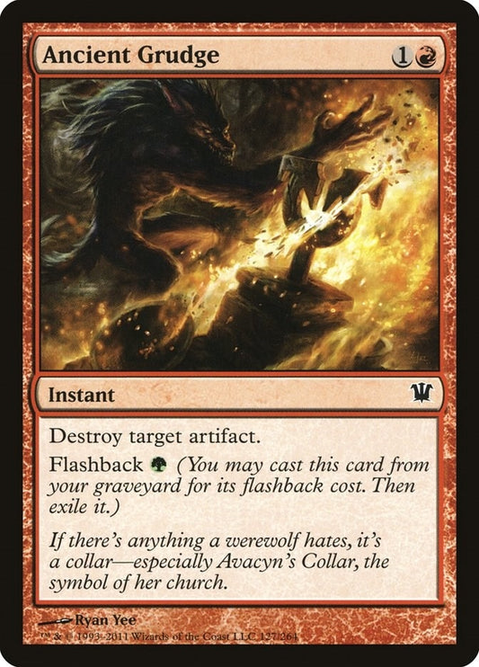 Image for Ancient Grudge (127) (Innistrad) - Magic: The Gathering
