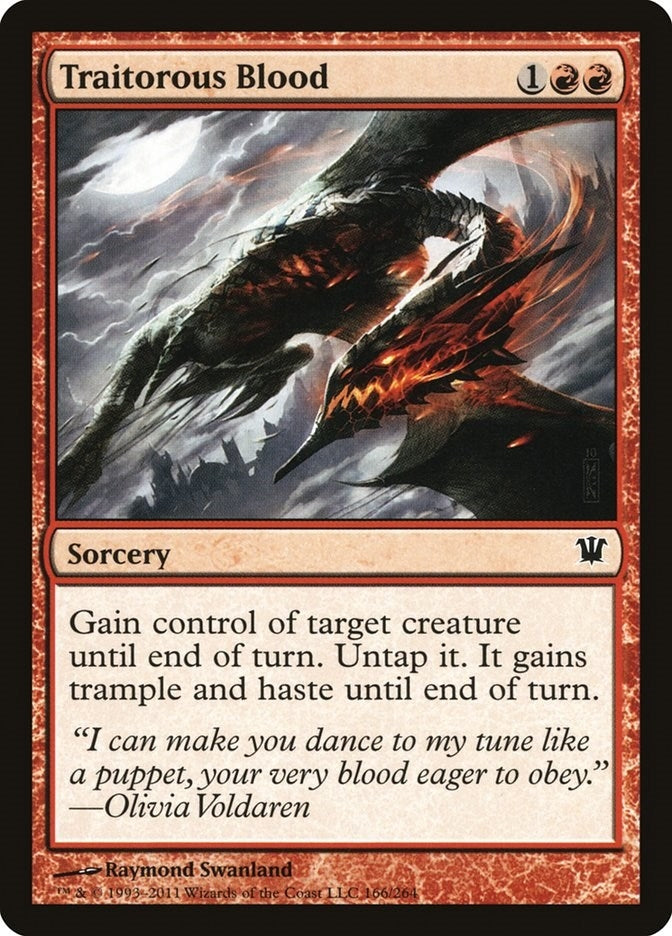 Image for Traitorous Blood (166) (Innistrad) - Magic: The Gathering