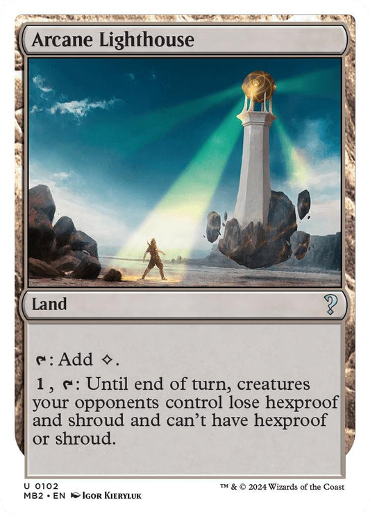 Image for Arcane Lighthouse (White Border) (102) (Mystery Booster 2) - Magic: The Gathering